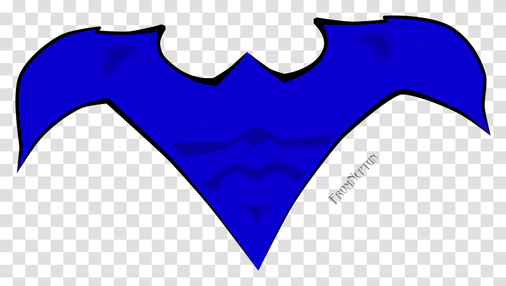 Nightwing Logo, Triangle, Symbol, Plectrum, Arrowhead Transparent Png