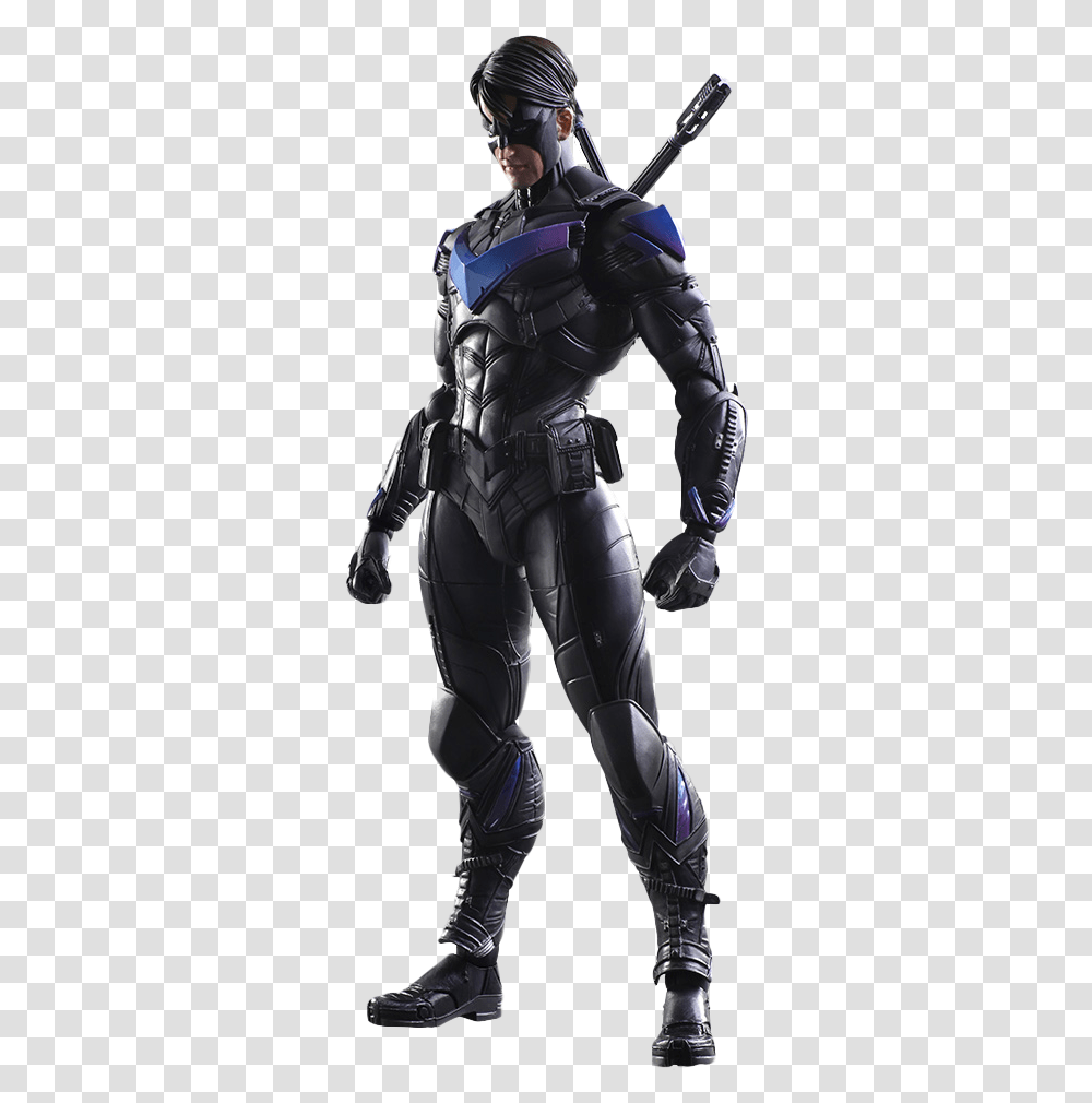 Nightwing Play Arts Kai, Person, Human, Armor, Knight Transparent Png