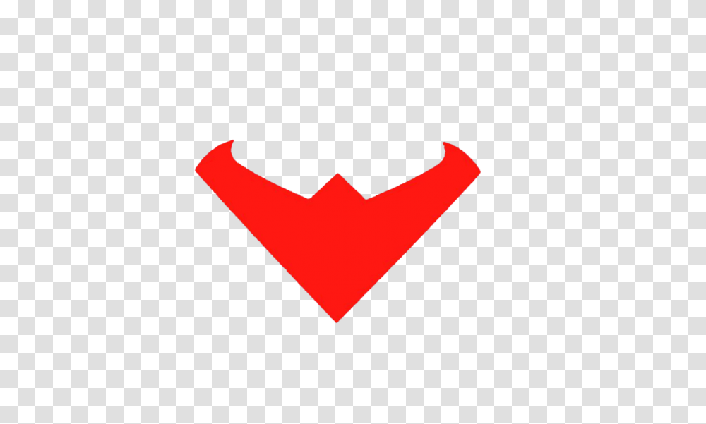 Nightwing Red Logo Nightwing Nightwing Batman, Flag, Heart, Triangle Transparent Png