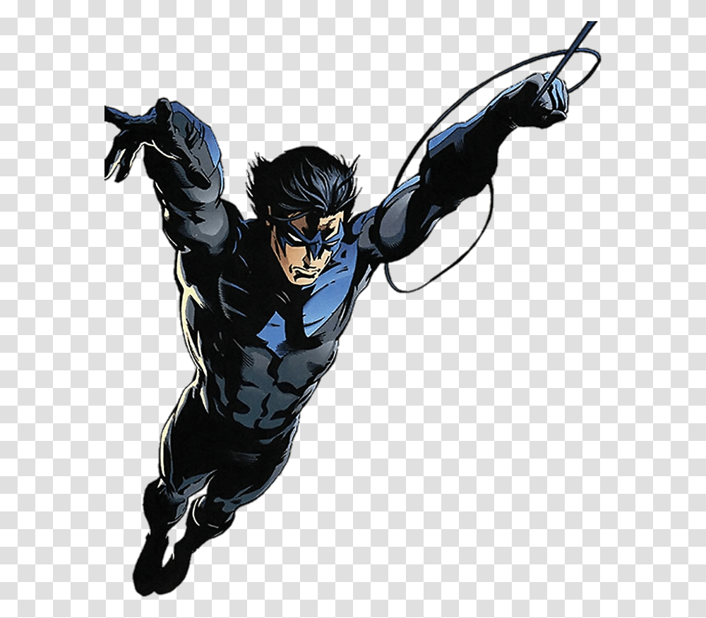 Nightwing Stickers Dickgrayson Dick Grayson Comic, Batman, Person, Human, Hand Transparent Png