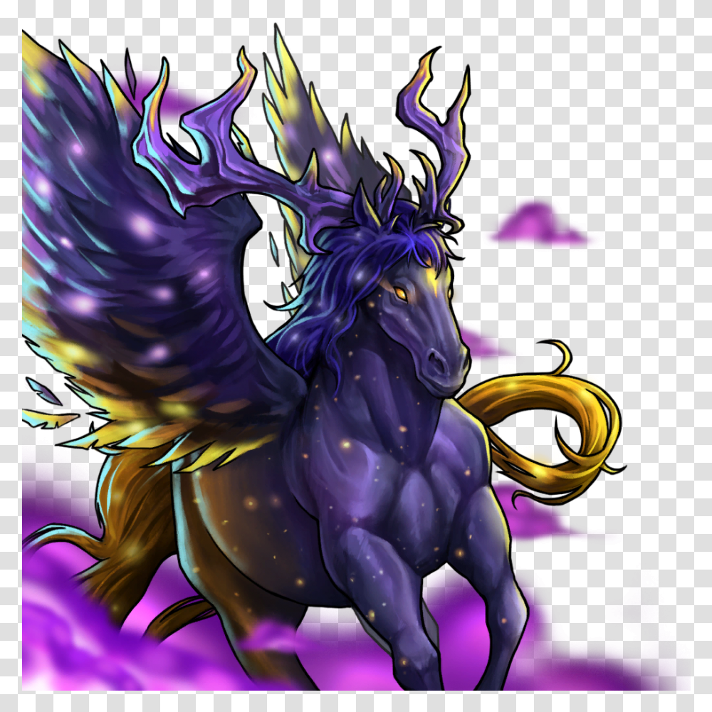 Nightwing Unicorn, Dragon, Pattern, Graphics, Art Transparent Png