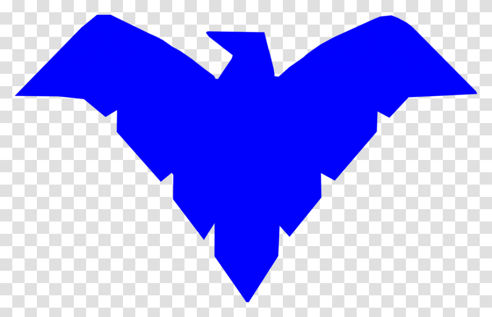 Nightwing Vector Dick 1 By Dickiejaybird Logo Asa Noturna, Batman Logo, Star Symbol Transparent Png