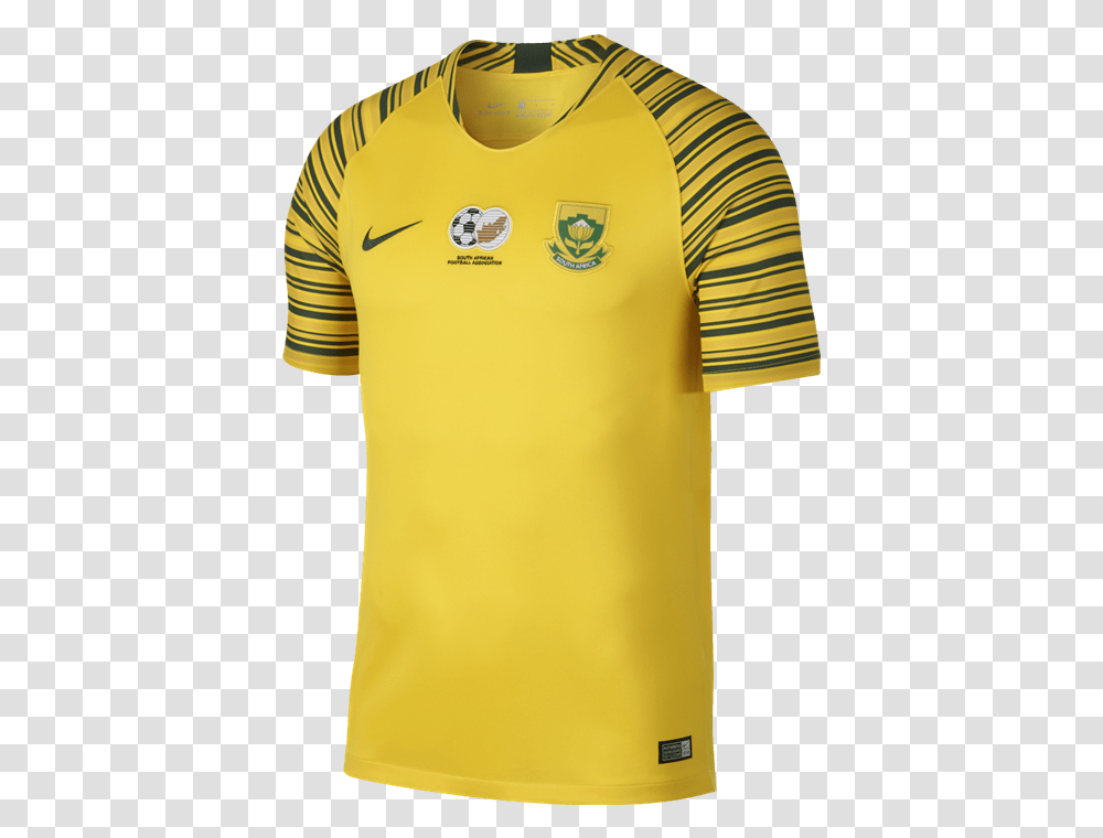 Nike 2018 South Africa Stadium Home Soccer Jersey South Africa Soccer Jersey, Apparel, Shirt, T-Shirt Transparent Png