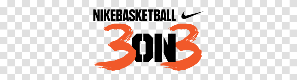 Nike 3on3 Logo Graphic Design, Number, Symbol, Text Transparent Png