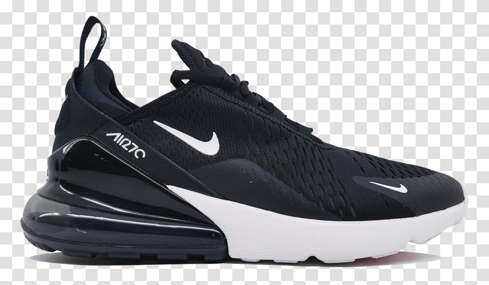 Nike Air Air Max 270 Black And White Womens, Shoe, Footwear, Apparel Transparent Png