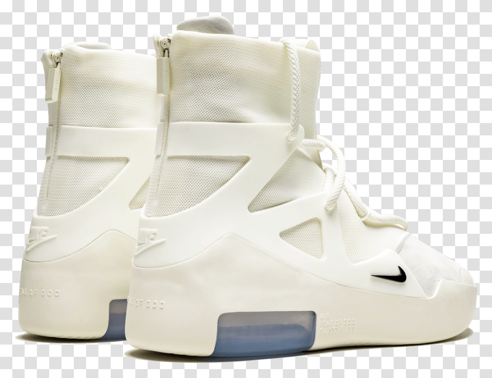 Nike Air Fear Of God 1 Sail Snow Boot, Apparel, Shoe, Footwear Transparent Png