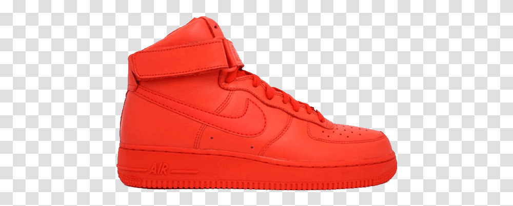 Nike Air Force Rot, Shoe, Footwear, Apparel Transparent Png