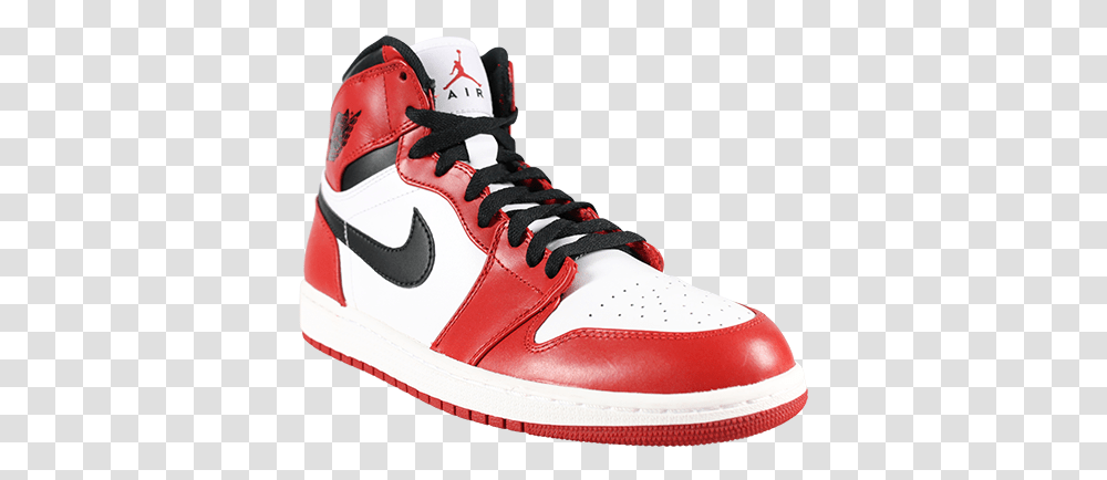 Nike Air Jordan 1 Chicago Jordan 1 Chicago, Shoe, Footwear, Clothing, Apparel Transparent Png