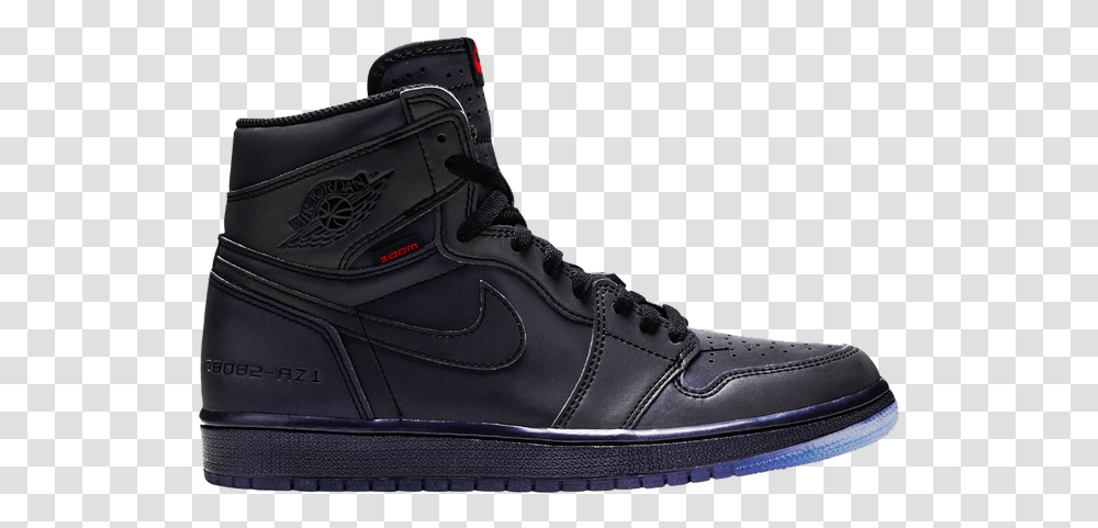 Nike Air Jordan 1 Mid Black, Shoe, Footwear, Apparel Transparent Png