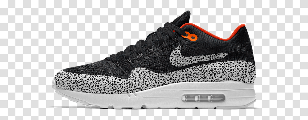 Nike Air Max 1 Flyknit Safari, Shoe, Footwear, Apparel Transparent Png