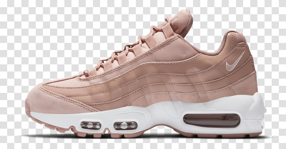 Nike Air Max 95 Particle Pink White, Shoe, Footwear, Apparel Transparent Png