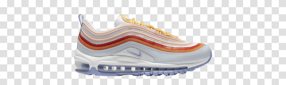 Nike Air Max 97 Casual Running Shoes Grey Light Thistle Air Max 97 Gray White Thistle, Footwear, Clothing, Apparel, Sneaker Transparent Png