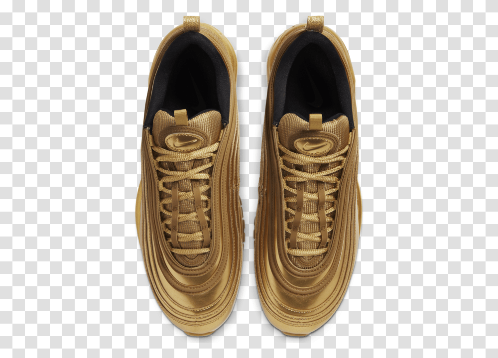 Nike Air Max 97 Qs 'metallic Gold' Ct4556 700 Men Nike Air Max 97 Gold, Clothing, Apparel, Shoe, Footwear Transparent Png