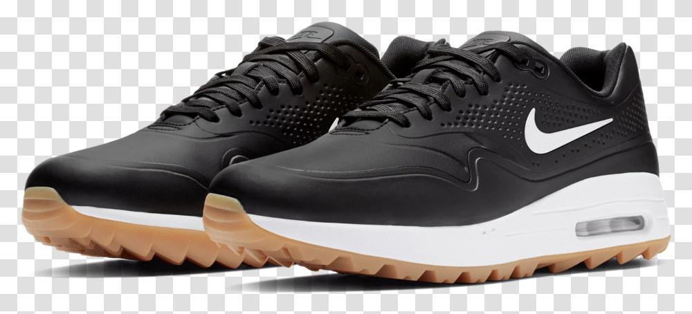 Nike Air Max Golf Shoes Black, Footwear, Apparel, Sneaker Transparent Png