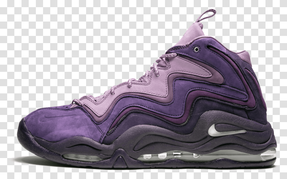 Nike Air Pippen Qs Purple Dynasty Sneakers, Shoe, Footwear, Apparel Transparent Png