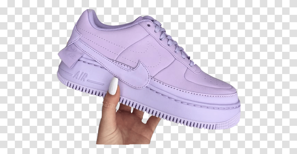 Nike Airforce1 Nikeairforce Purple Trainer Sneaker Sneakers, Apparel, Shoe, Footwear Transparent Png