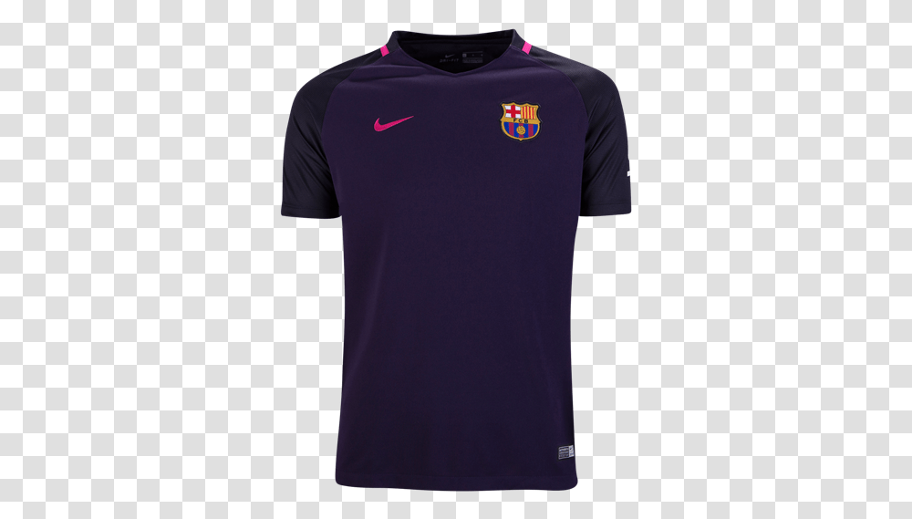 Nike Barcelona Youth Away Jersey 1617 Active Shirt, Apparel, Sleeve, T-Shirt Transparent Png