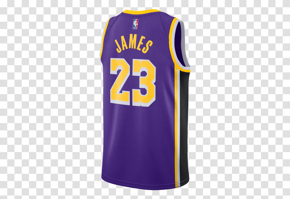 Nike Basketball Lebron James Los Angeles Lakers Purple Jersey Aa7097 514 Sports Jersey, Clothing, Apparel, Shirt, Text Transparent Png