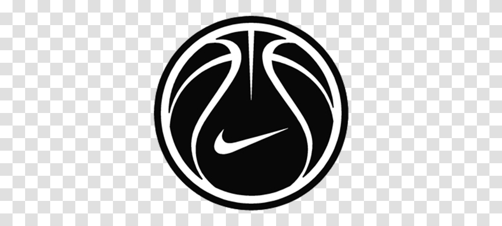 Nike Basketball Logo 1 Roblox Nike Logo In Basketball, Stencil, Symbol, Label, Text Transparent Png