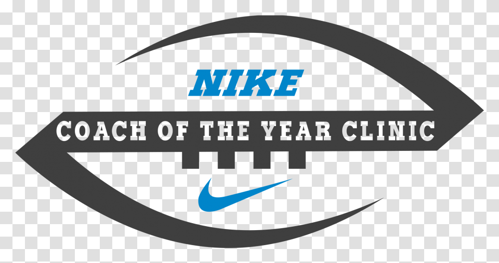 Nike Coach Of The Year Clinic Circle, Text, Label, Logo, Symbol Transparent Png
