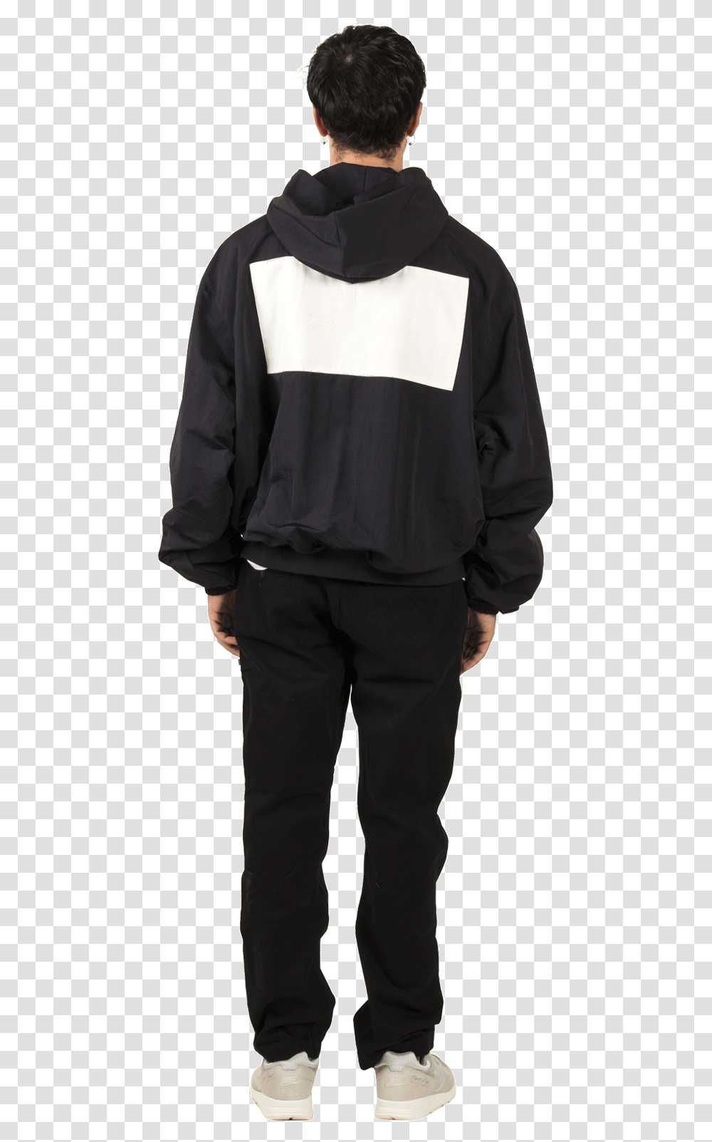 Nike Coats Amp Jackets Hooded Jacket X Fear Of God Black Man, Sleeve, Long Sleeve, Suit Transparent Png