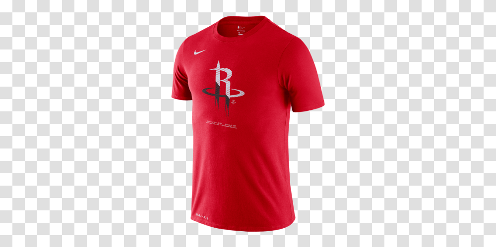 Nike Dry Houston Rockets Logo Tee Houston Rockets, Clothing, Apparel, Shirt, T-Shirt Transparent Png