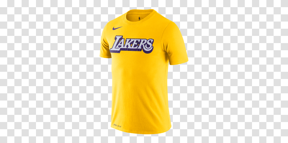 Nike Dry Los Angeles Lakers City Edition Logo Tee Orange, Clothing, Apparel, Shirt, T-Shirt Transparent Png