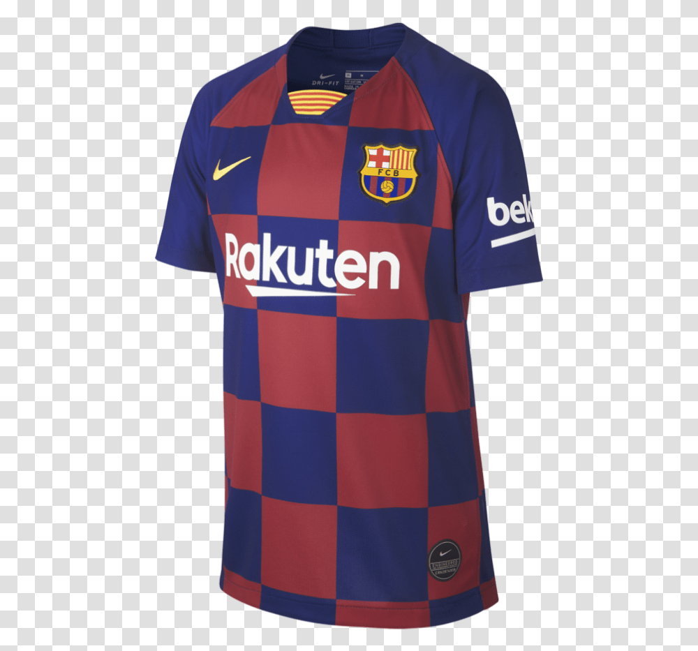 Nike Fc Barcelona Stadium Home Camiseta Barcelona Jersey 2020, Apparel, Shirt, Flag Transparent Png