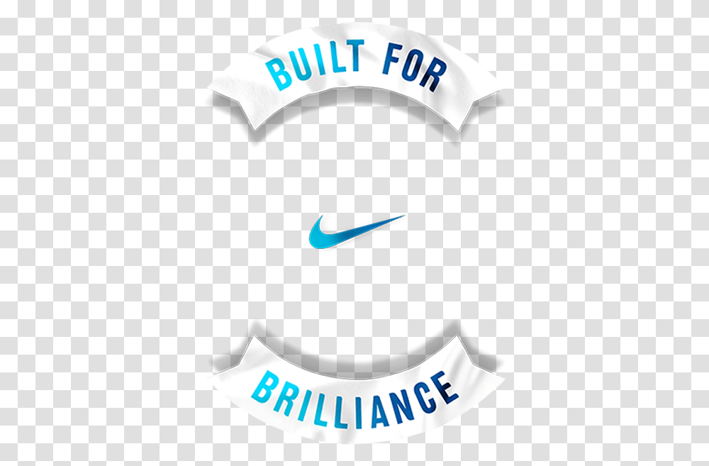 Nike Football Logo Logodix Nike Built For Brilliance, Label, Text, Sticker, Symbol Transparent Png