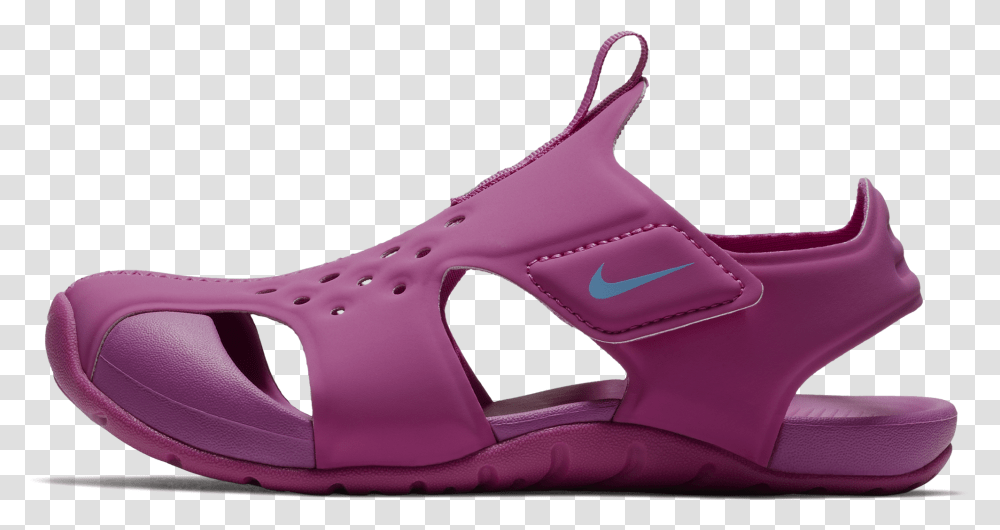 Nike Hyper Magenta Sunray Protect Sandal, Clothing, Apparel, Shoe, Footwear Transparent Png