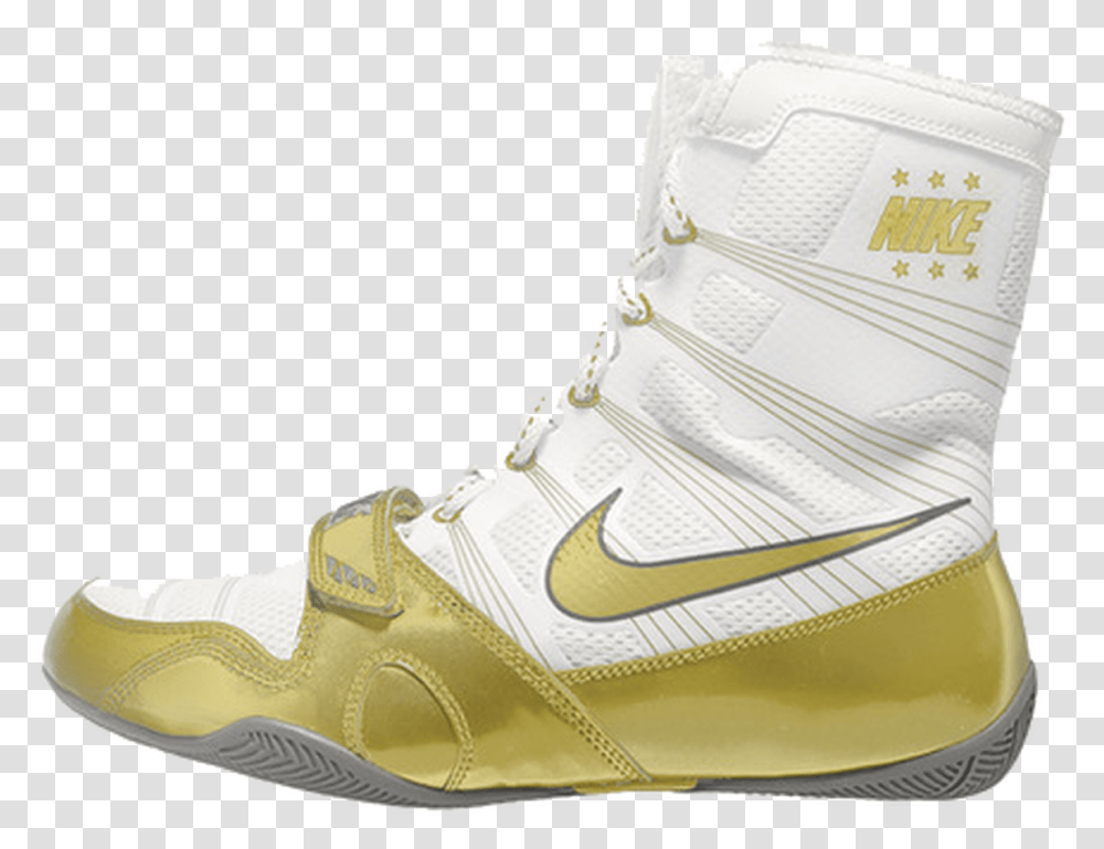 Nike Hyperko White And Gold, Shoe, Footwear, Apparel Transparent Png