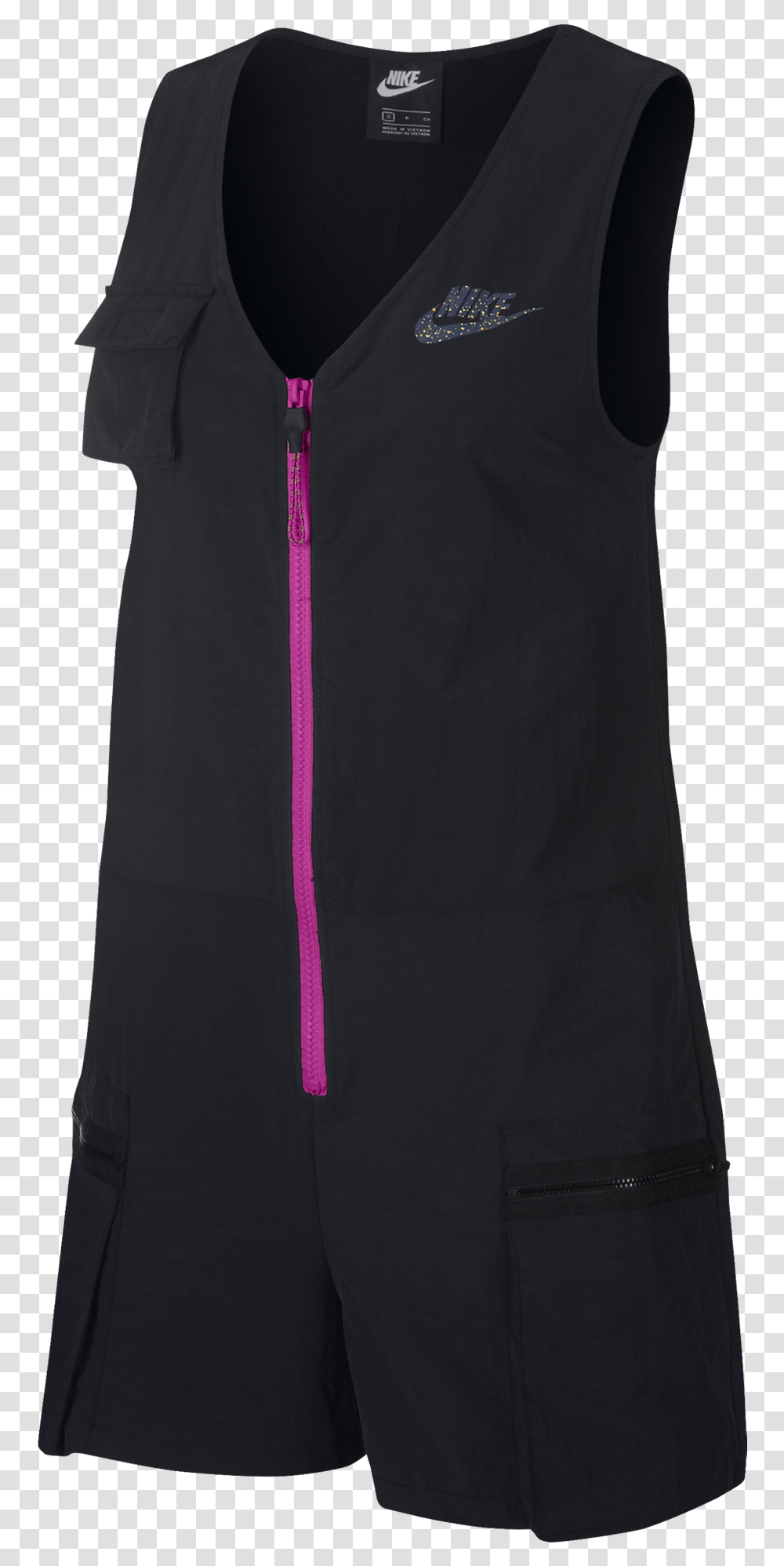 Nike Icon Clash Romper Women's Nike Icon Clash Romper In Black Fire Pink In L, Clothing, Apparel, Coat, Fashion Transparent Png
