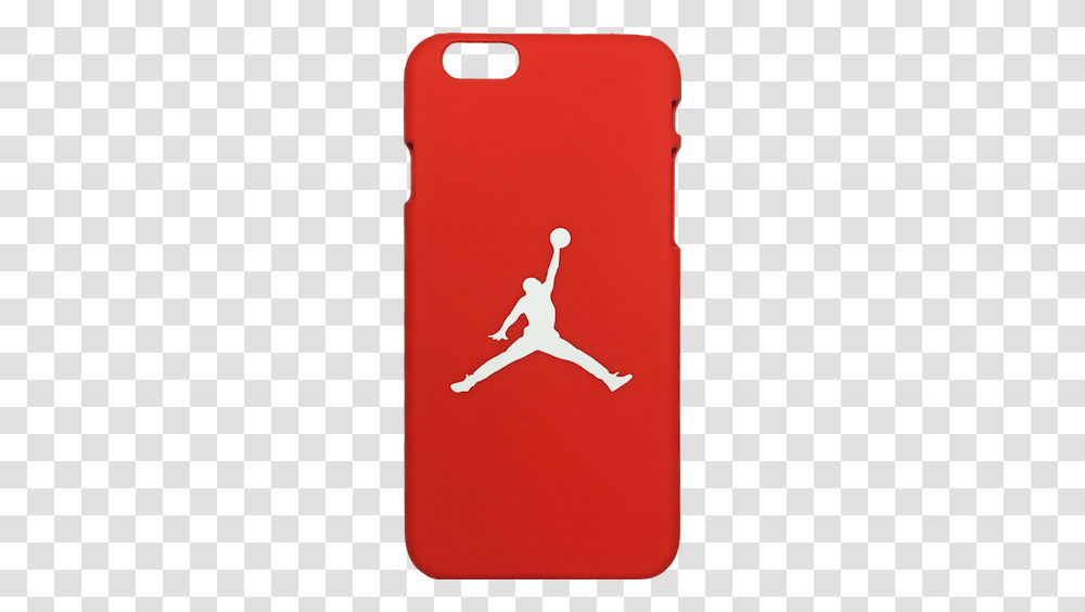 Nike Jordan Red White Jumpman Logo Hard Plastic Iphone, Diary, Person, Human Transparent Png