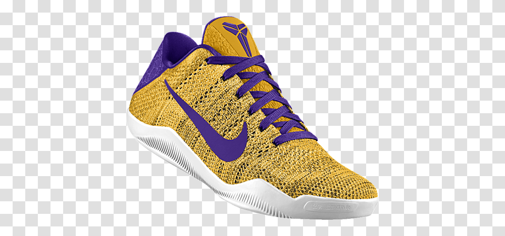Nike Kobe 11 Id Kobe 11 All Yellow, Apparel, Shoe, Footwear Transparent Png