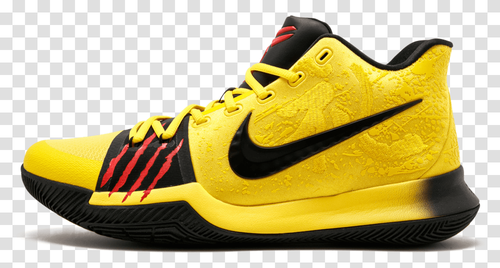 Nike Kyrie 3 Mm Mamba Mentality Nike Kyrie 3 Yellow, Shoe, Footwear, Apparel Transparent Png