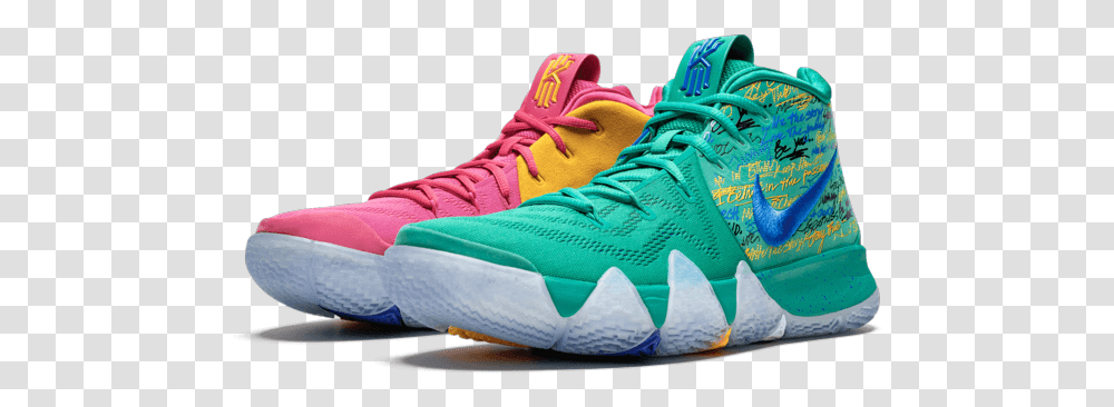Nike Kyrie 4 2k18 Road To 99 Kyrie Irving Nba2k18 Basketball Shoes, Clothing, Apparel, Footwear, Running Shoe Transparent Png