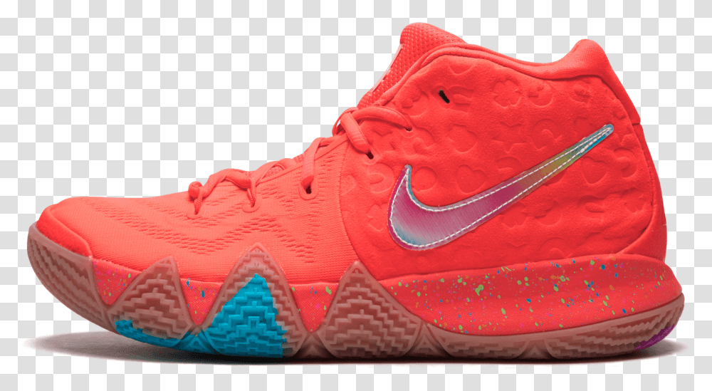 Nike Kyrie 4 Lucky Charms Regular Box Bv0428 600a Kyrie 4 Cereal, Shoe, Footwear, Clothing, Apparel Transparent Png