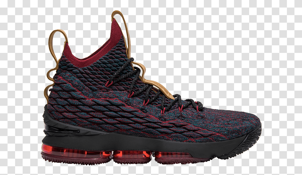 Nike Lebron 15 Red And Black, Apparel, Shoe, Footwear Transparent Png