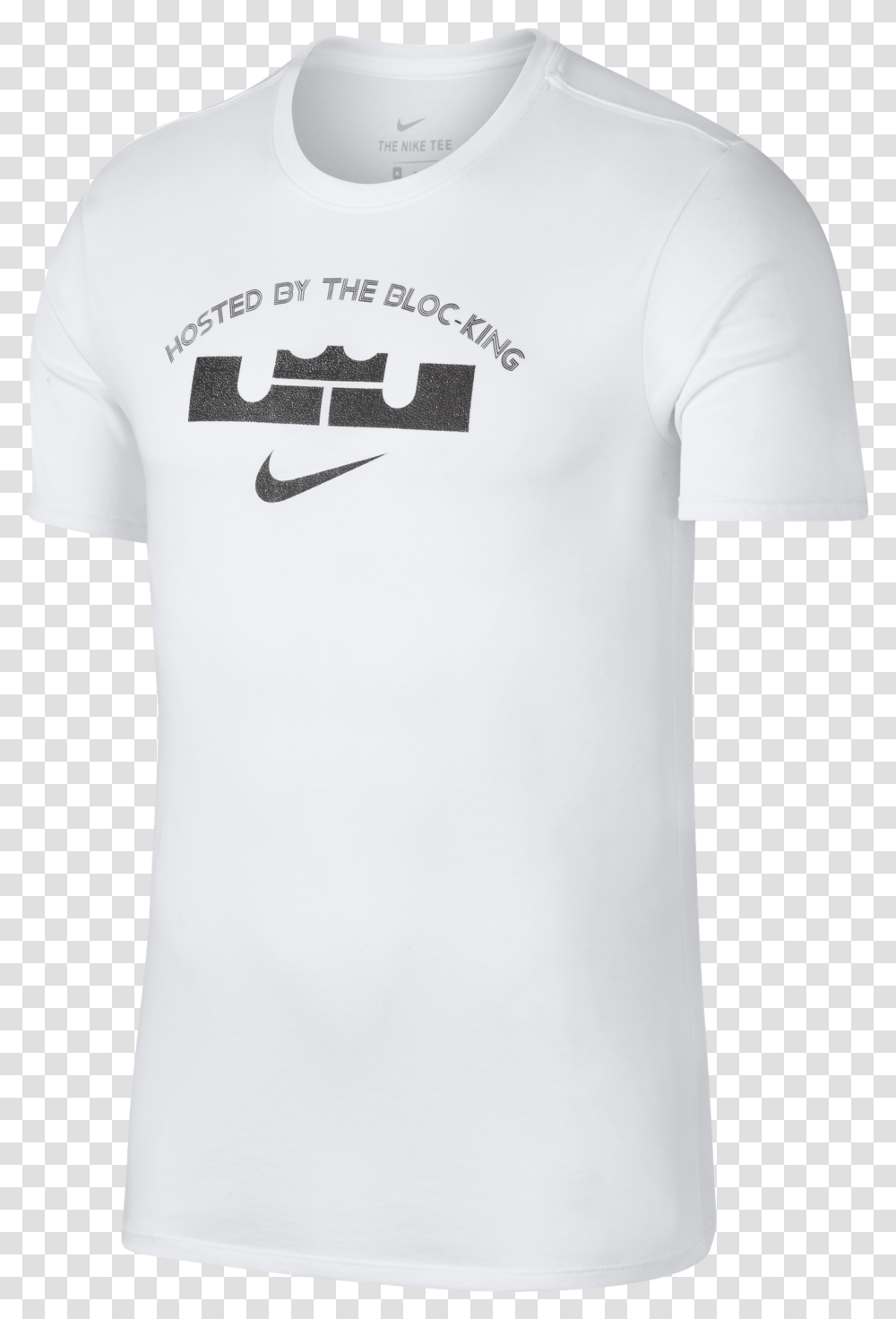 Nike Lebron James Block Party Dry Tee White Gucci T Shirt, Apparel, T-Shirt, Sleeve Transparent Png