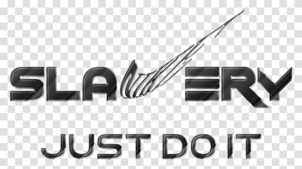 Nike Logo Clipart Black And White Slavery Just Do It Logo, Sink Faucet, Weapon, Gun Transparent Png