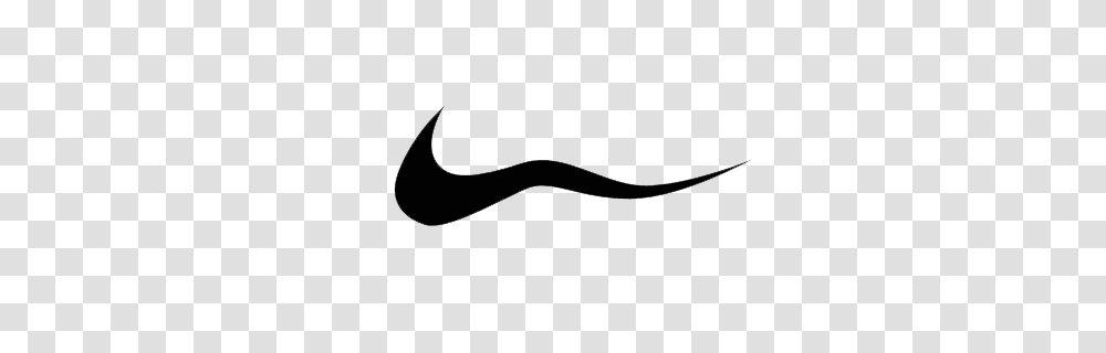 Nike Logo Clipart Translucent, Label, Silhouette, Sticker Transparent Png