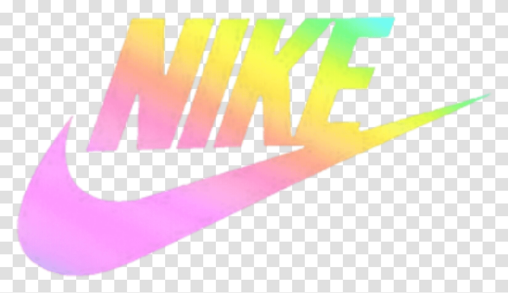Nike Logo Rainbow Regenbogen Pastell Rainbow Nike Logo, Hand, Outdoors, Plant, Sport Transparent Png