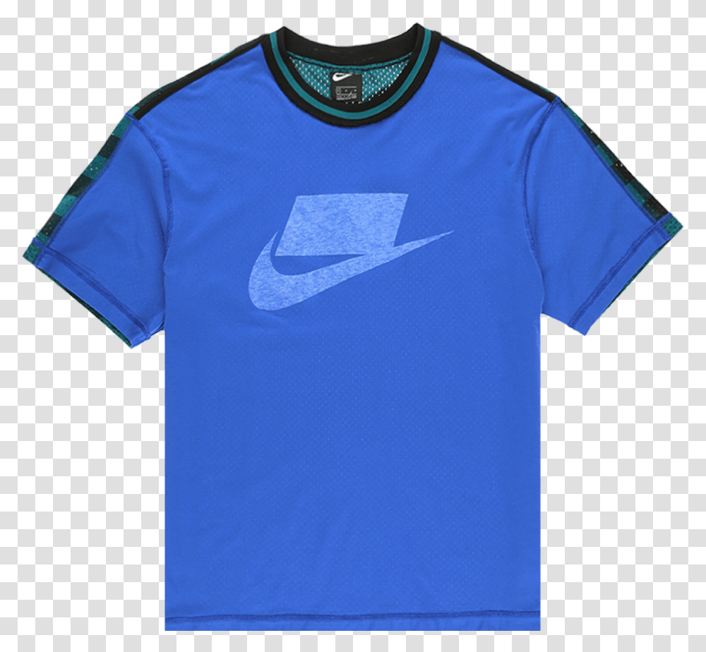 Nike Logo T Nike Game Royal Shirt, Clothing, Apparel, T-Shirt, Sleeve Transparent Png