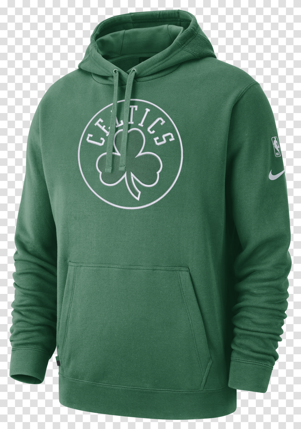 Nike Kids Boston Celtics Logo Essential Pull Over Hood Green Hoodie ...