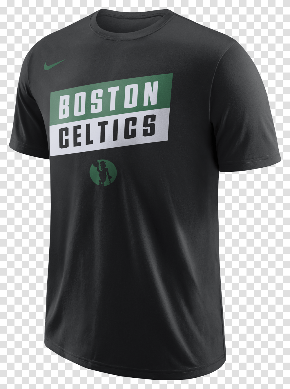 Nike Nba Boston Celtics Dry Tee Active Shirt, Apparel, T-Shirt, Sleeve Transparent Png