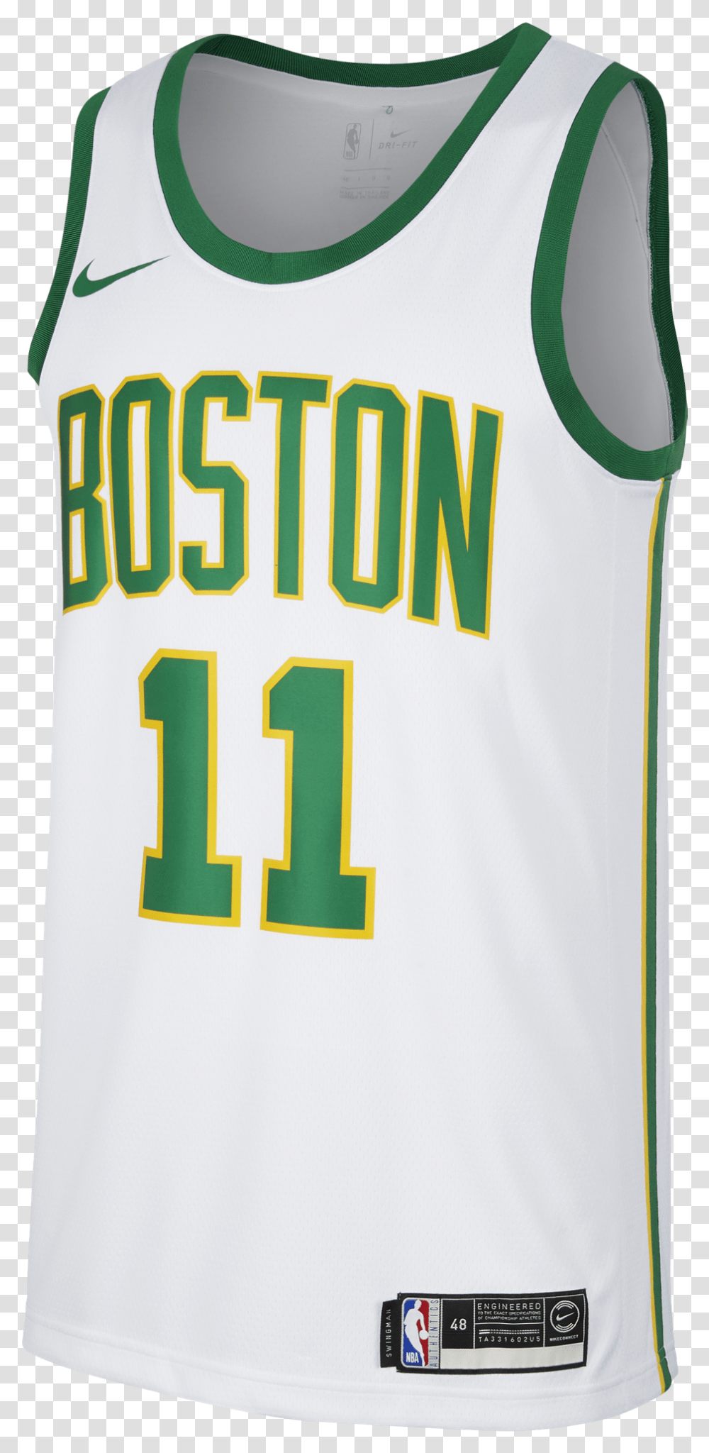 Nike Nba Boston Celtics Kyrie Irving Swingman Jersey Sports Jersey, Apparel, Shirt, Word Transparent Png