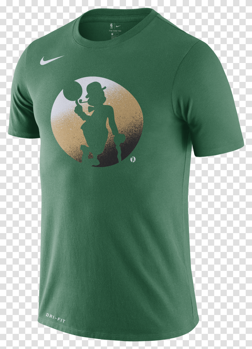 Nike Nba Boston Celtics Logo Dry Tee, Apparel, T-Shirt, Sleeve Transparent Png