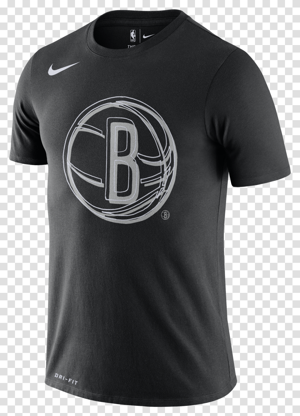 Nike Nba Brooklyn Nets Logo Dri Short Sleeve, Clothing, Apparel, T-Shirt, Symbol Transparent Png