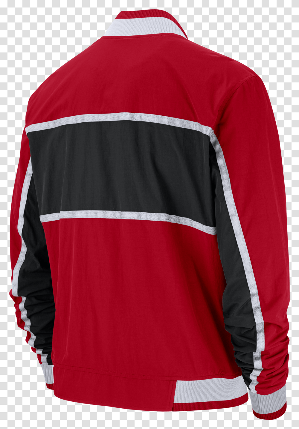 Nike Nba Chicago Bulls Courtside Icon Jacket Long Sleeve, Clothing, Apparel, Hood, Coat Transparent Png