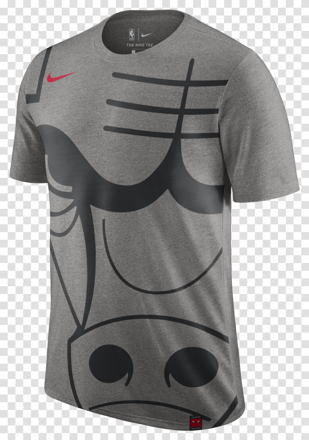 Nike Nba Chicago Bulls Logo Tee For 2500 Kicksmaniaccom Bulls Koszulka, Clothing, Apparel, T-Shirt, Sleeve Transparent Png